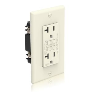 Faith Electric ETL/UL Listed Self-Test GFCI Outlets GLS-20A Non Tamper-Resistant Almond