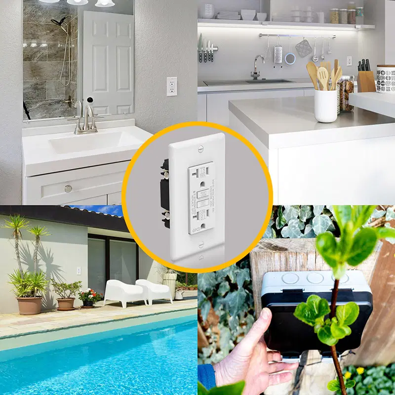 NEC Code requirements for GFCI outlet locations in residential and commercial buildings