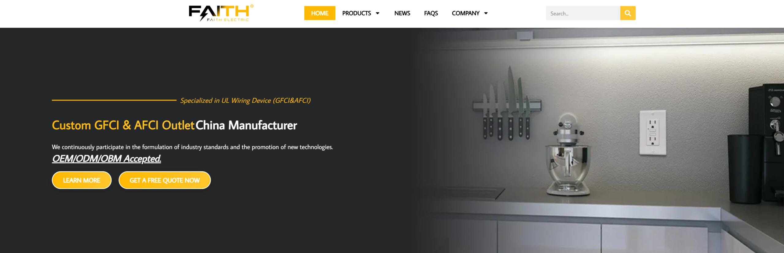 Best GFCI Outlet Manufacturers in China - Faith Electric