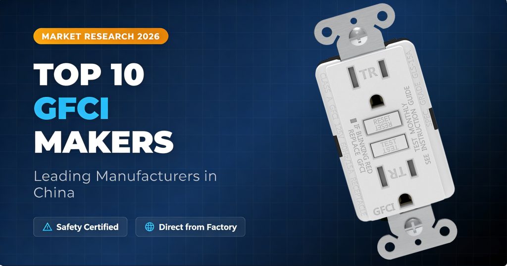 Top 10 GFCI Socket Manufacturers in China Market
