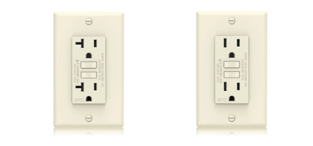 15 Amp vs. 20 Amp GFCI Outlet: Key Differences