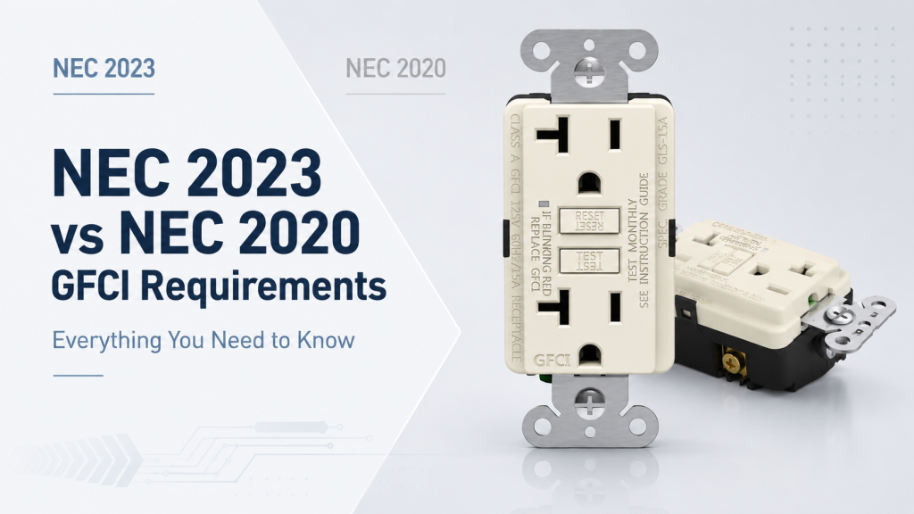NEC 2023 vs NEC 2020 GFCI Requirements: Everything You Need to Know