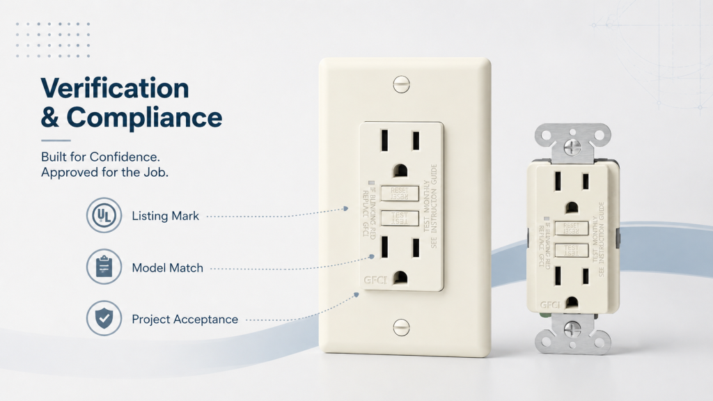 Faith Electric ETL/UL Listed Self-Test GFCI Outlets