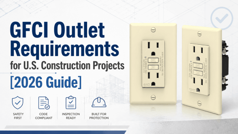 GFCI Outlet Requirements for U.S. Construction Projects [2026 Guide]