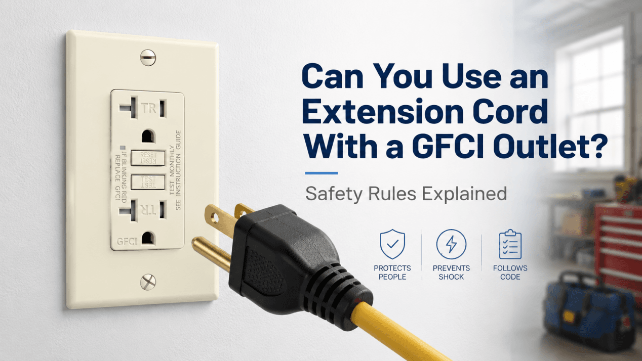 Can You Use an Extension Cord With a GFCI Outlet? Safety Rules Explained