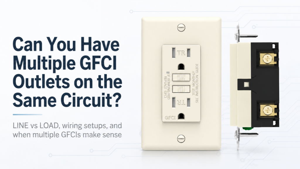 Can you have multiple GFCI outlets on the same circuit?