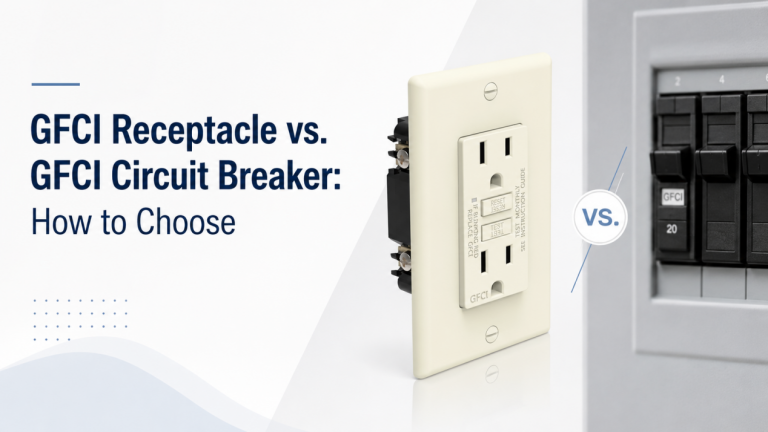 GFCI Receptacle vs. GFCI Circuit Breaker: How to Choose